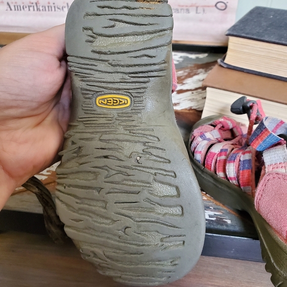 Keen Raya Honeysuckle Shoes Washable Closed Toe Whisper Pink Sandals kids sz 10 - Picture 3 of 8